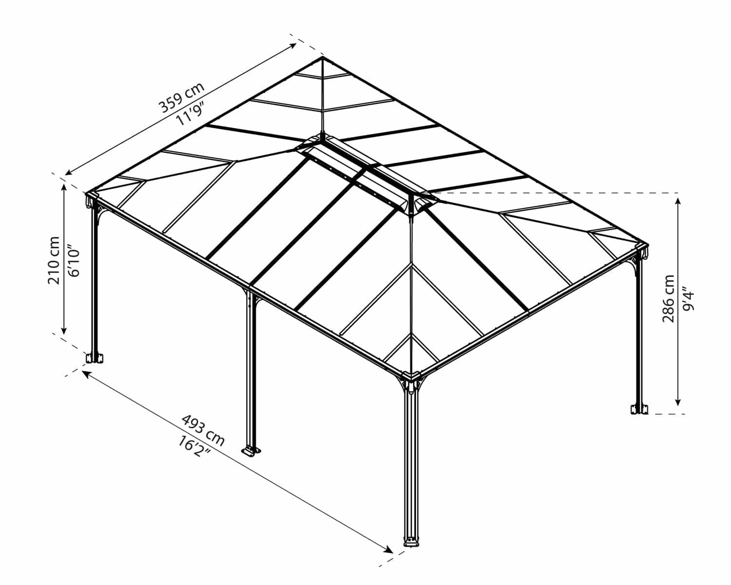 MARTINQUE 5000 GARDEN GAZEBO