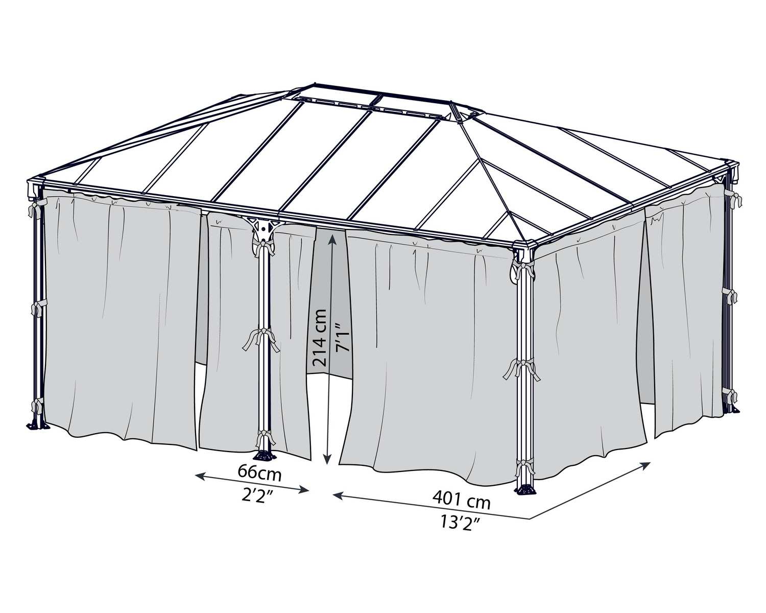 MARTINIQUE 5000 CURTAIN SET