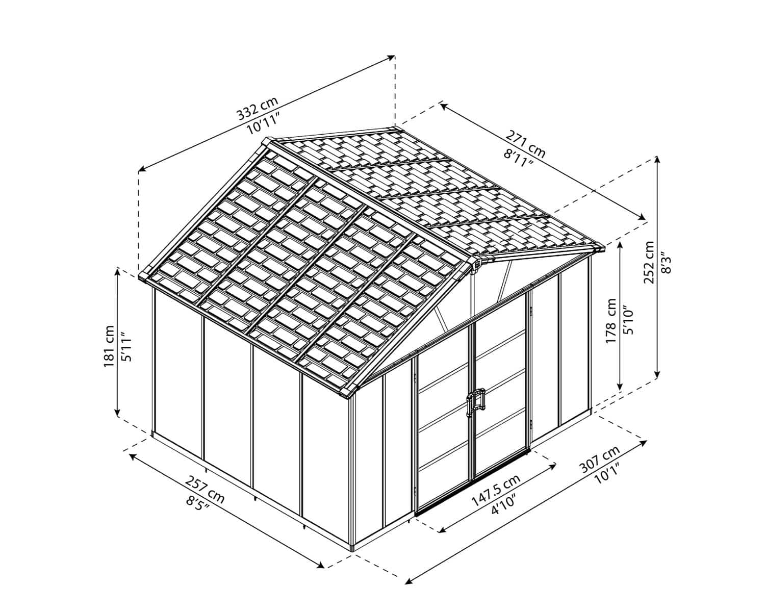 YUKON 11X9 WITH WPC FLOOR
