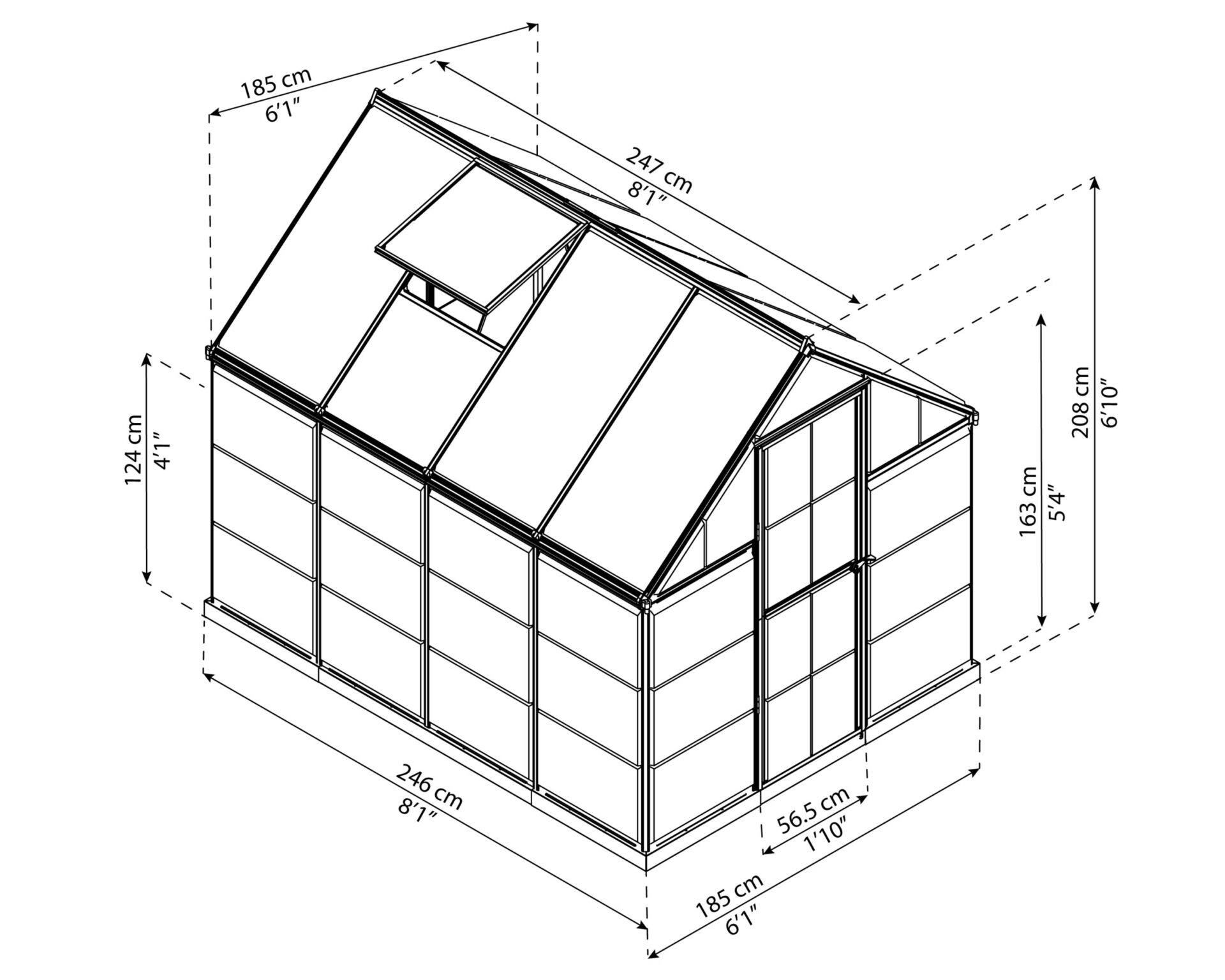 Hybrid 6 x 8 